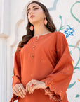 KEHKSHAN ( 2 PCS EMBROIDERED CO-ORD SET )