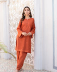 KEHKSHAN ( 2 PCS EMBROIDERED CO-ORD SET )