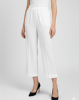 White Straight Pant