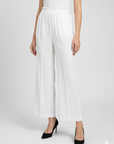 White Plazo Trouser