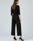 Black Plazo Trouser